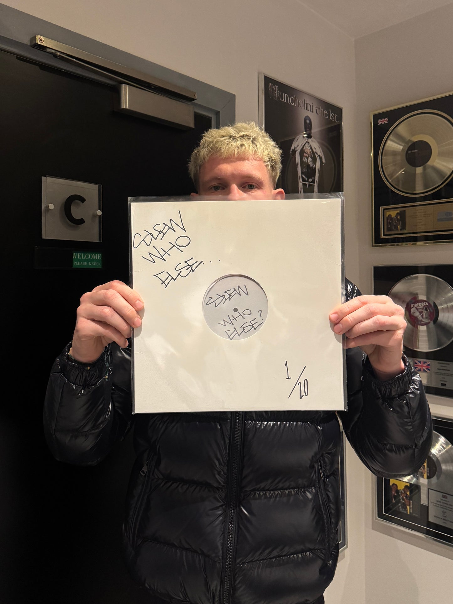 WHO ELSE? HAND SIGNED WHITE LABEL